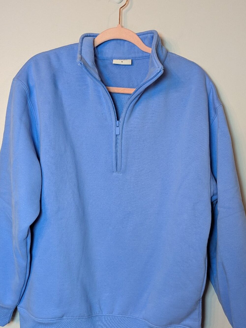 Comfrt Quarter Zip Pullover NWOT Allure Blue Medium